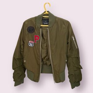 Green Bomber Jacket